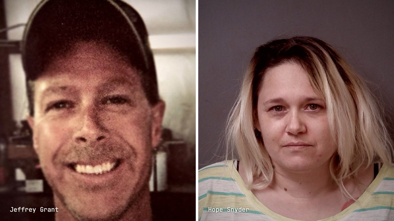 Jeffrey Grant, left, and Hope Snyder, right